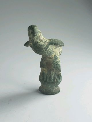 Extremely Rare Ancient Roman Bronze Military Eagle Aquila Statue Circa 300 - 400ad