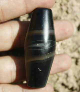 Afghan Etched Ancient 200,  Yr Old Agate Sulemani Dzi Antique Eye Beads