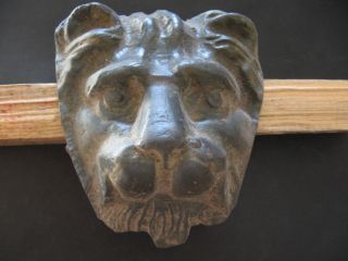 Legio Iv Flavia Lion Head Ancient Roman Bronze Zoomorphic Votive Mask 1 - 2 Ct.  Ad