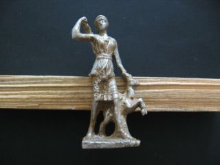Diana Artemida Goddess Of Hunting Ancient Roman Silvered Bronze Figure 1 - 2 Ct.  Ad