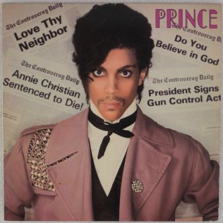 Prince: Controversy Us Orig Wb Bsk 3601 W/ Shower Poster Vinyl Lp