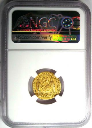 Ancient Roman Augustus AV Aureus Gold Coin (27 BC - 14 AD) - Certified NGC VF 3