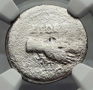 Civil War After Nero 68ad Gaul Authentic Ancient Silver Roman Coin Ngc I60108