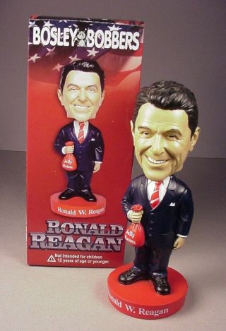 Ronald Reagan Nodder Bobblehead Bosley Bobbers Mib Us President Figure Doll 2010