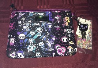 Tokidoki Galactic Dreams Zip Pouch With Collectible Figure Charm