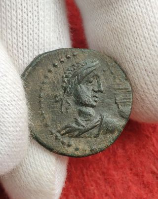 Ancient tetrassaria coin found with metal detector 2