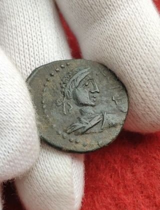 Ancient tetrassaria coin found with metal detector 3