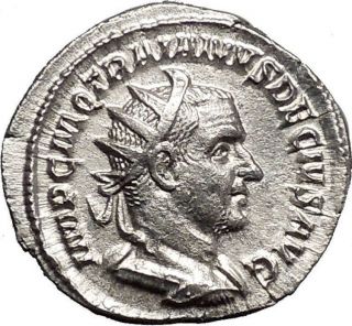 TRAJAN DECIUS 250AD Silver Ancient Roman Coin Pannonia Roman province i49823 2