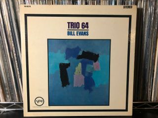 Bill Evans Trio 64 Lp Verve V6 - 8578 Us 1964 Stereo Jazz Paul Motian Ex/ex