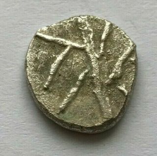 Ancient Celtic Caleti Ar Quarter Stater Circa 80 - 50 Bc - E475