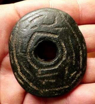 Perle Fusaïole Ancien Néolithique Mali Afrique Sahara Ancient Spindle Whorl Bead 2