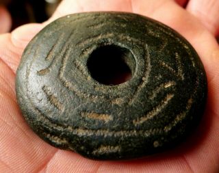 Perle Fusaïole Ancien Néolithique Mali Afrique Sahara Ancient Spindle Whorl Bead 3