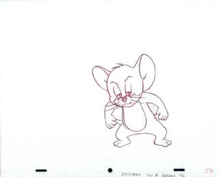 Warner Bros Animation Art Cel Production Drawing Tom & Jerry Mouse 12