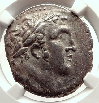 Tyre Shekel Ancient Biblical Silver Jewish Temple Tax Greek Coin Ngc I71326
