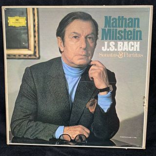 Nathan Milstein Violin - Bach Sonatas & Partitas Solo Violin - Dg St 3lp Box