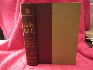 The Holy Bible From Ancient Eastern Manuscripts,  George M.  Lamsa,  Scarce