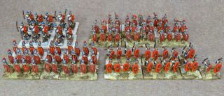 15mm Ancients Roman Army Painted 84 Foot 12 Cavalry Old School 71643