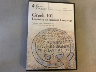 The Great Courses: Greek 101 Learning An Ancient Language (guidbook & Dvd Set)