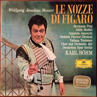 Wolfgang Amadeus Mozart Le Nozze Di Figaro By Karl Bohm 4lp - Stereo 1968 Germany