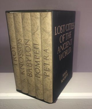 Lost Cities Of The Ancient World - 5 Volume Set - Folio Society (2005)