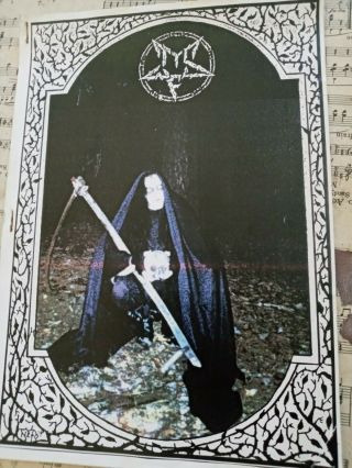 The Art Of Necronomicon Zine 3 1995 Grand Belials Key Black Funeral Ancient