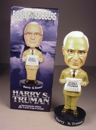 Harry Truman Nodder Bobblehead Bosley Bobbers Mib Us President Figure Doll 2010