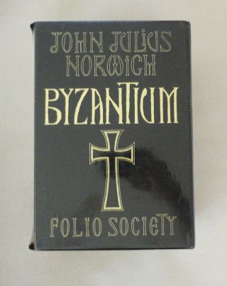 Folio Society.  BYZANTIUM.  Boxed Set.  Three Volumes.  John Julian Norwich. 2