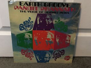 Earth Groove Pandit Prannath The Voice Of Cosmic India Vinyl Lp Record Douglas