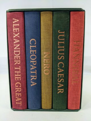 Folio Society Rulers Of The Ancient World 5 Volume Boxed Set Hannibal Nero