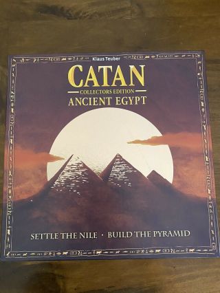 Catan Ancient Egypt Collectors Edition Open Box