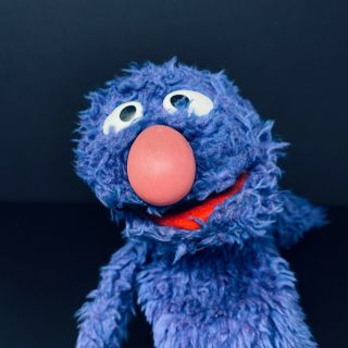 Vintage Jim Henson Muppet Puppet Sesame Street Grover Hand Puppet 16 " Full Body