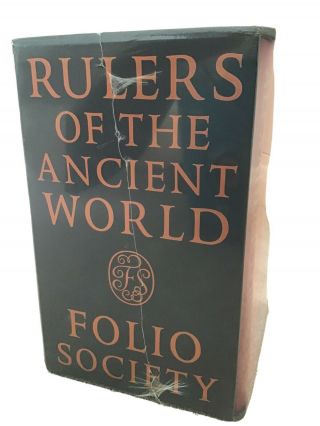 Folio Society Rulers Of The Ancient World 5 Bound Book Set