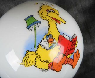 Vintage Sesame Street Muppets Big Bird Table Desk Lamp 1973 Light Great 3