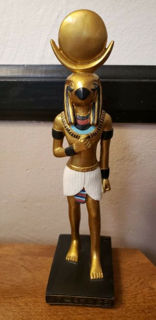 Ancient Egyptian Horus Falcon God Sculpture Figurine Collectible Veronese Statue