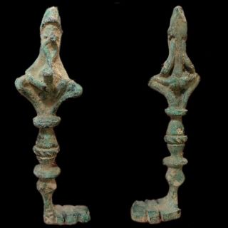 Rare Ancient Roman Bronze Period Erotic Statue Key - 200 - 400 Ad (6)