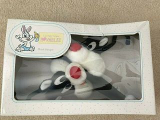 Vintage Warner Bros Studio Store Looney Tunes Infant Plush Hanger Sylvester Baby