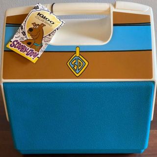 Igloo Limited Edition SCOOBY - DOO Playmate Pal 7 Qt Cooler,  Ice Chest,  w/TAG 2