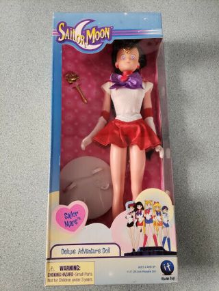 2001 Sailor Moon 11.  5  Sailor Mars Deluxe Adventure Doll Irwin Toy