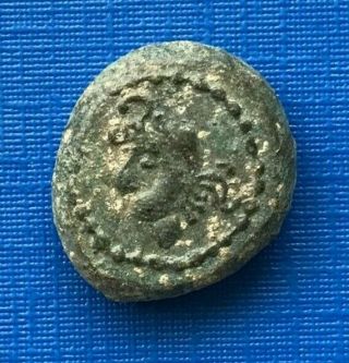 Ancient Celtic Sequanes Bronze Coin 1st Century Bc - E249