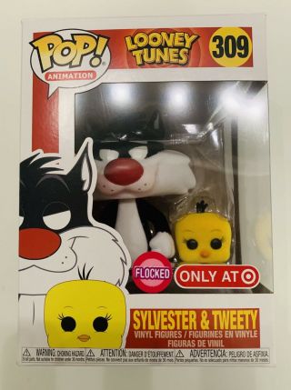 Funko Pop Looney Tunes Flocked Sylvester & Tweety Bird Exclusive