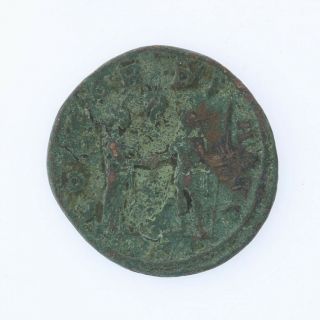 Ancient Roman Empire Coin 270275 AD Aurelian Copper Emperor Empress 2
