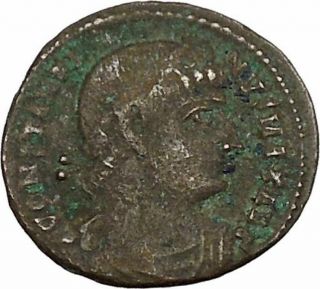 Constantine I The Great 330ad Ancient Roman Coin Legions Glory Of Army I42481