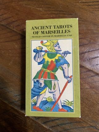 Ancient Tarots Of Marseilles By Nicolas Conver 1760