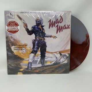 Mad Max Soundtrack Vinyl Record Lp Red & Grey Haze Color Variant Limited Edition
