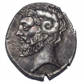 Rare Ar Roman Imperatorial Denarius Q.  Cornuficius 42 Bc Silver Novelty Strike