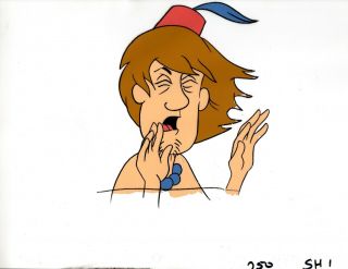 Scooby Doo Cartoon Production Animation Cel Shaggy Hand Painted