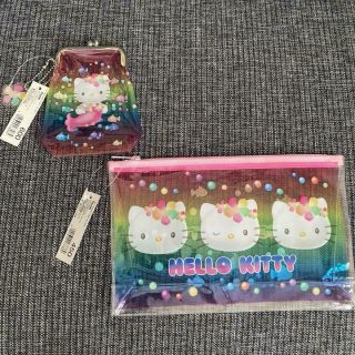 With Tag Rare Mermaid Hello Kitty Clear Pouch Coin