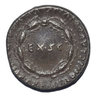 AR DENARIUS NERO WITH AGRIPPINA II ROMAN EMPIRE 54 AD SILVER COIN NOVELTY STRIKE 2