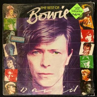 David Bowie The Best Of Lp 1981 French Import K - Tel Blp 81.  001 - Nm Vinyl,  Hype