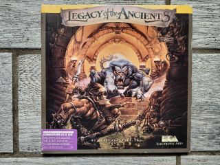 Legacy Of The Ancients Commodore 64 C64/128,  Complete W/ Code Wheel,  Great